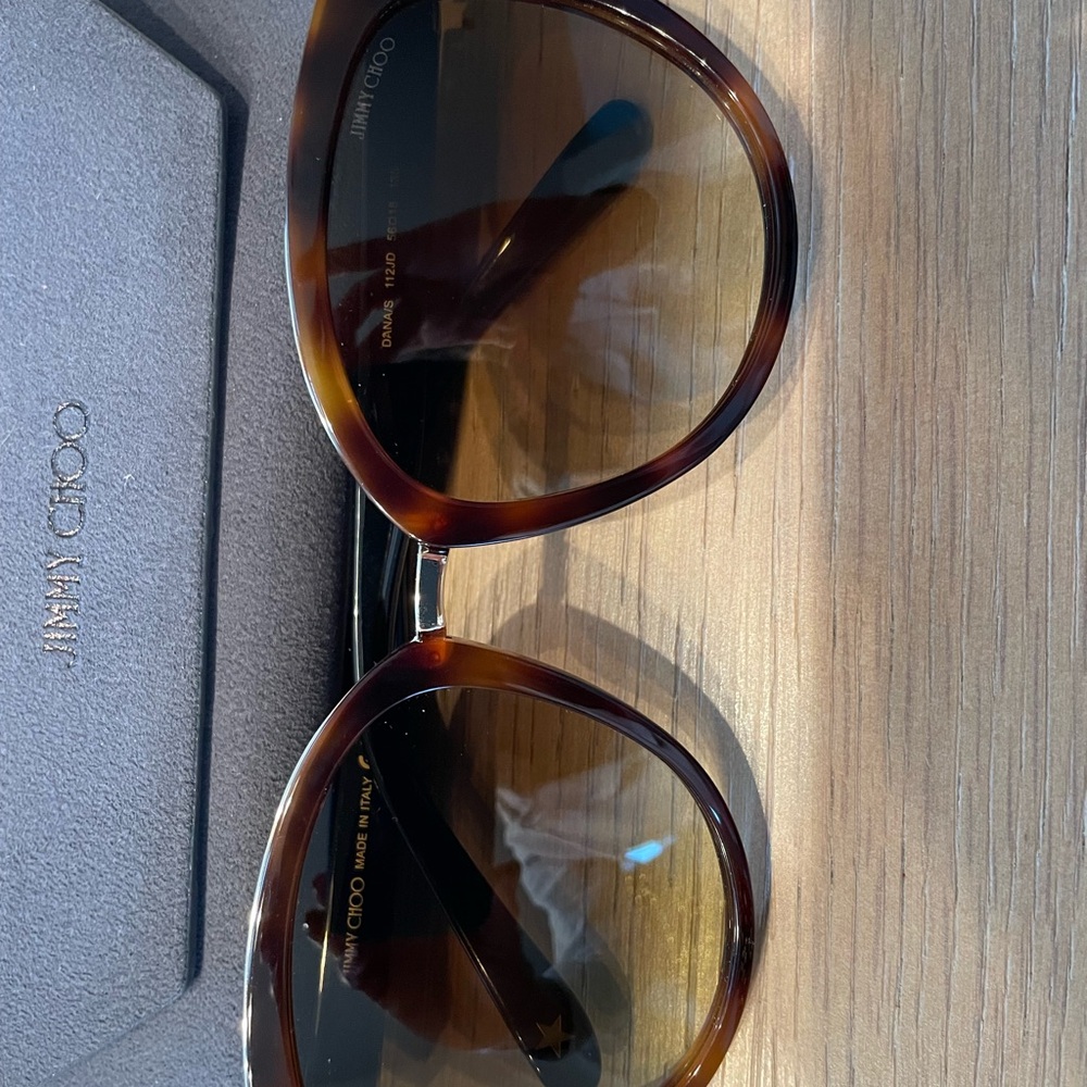 Jimmy Choo Brown Sunglasses